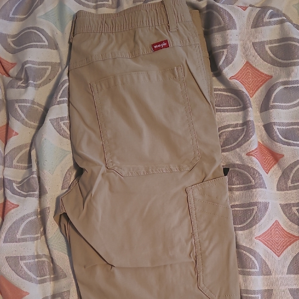 Wrangler Boys Tan Cargo Shorts
